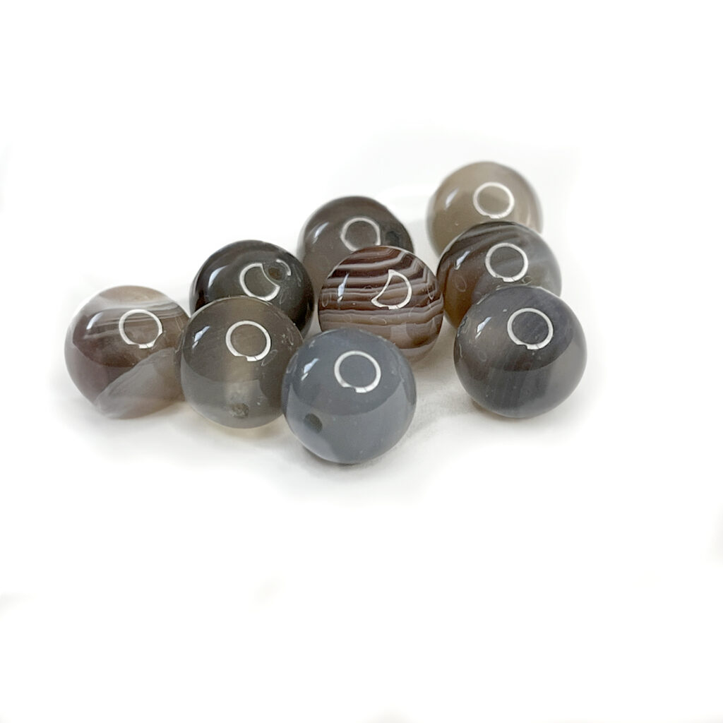 Perles Agate botswana