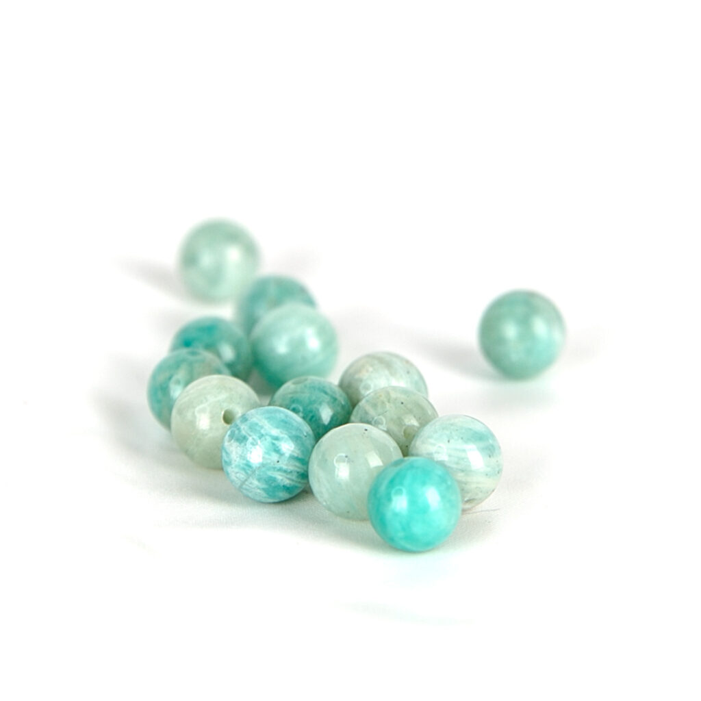 Perles amazonite