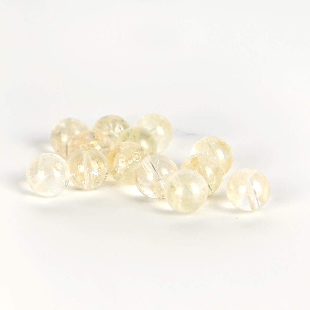 Perles citrine