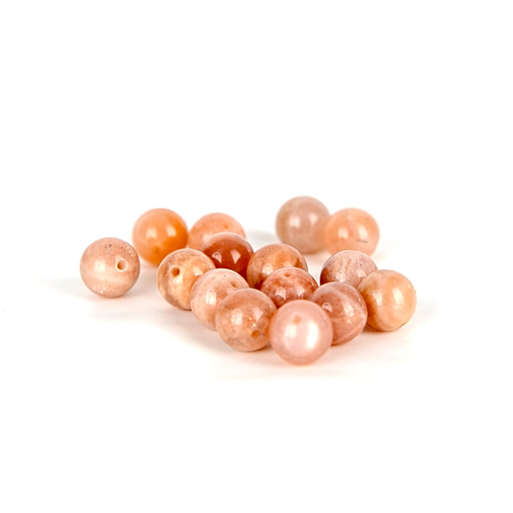 Perles Pierre de lune rose