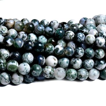 file de perles agate mousse