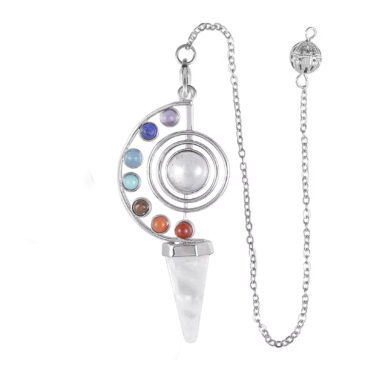2Pendule reiki chakra cristal de roche1