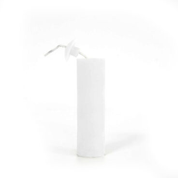 Bougie rituel wicca rites sacré Torpedo cire naturelle à remplir Blanche