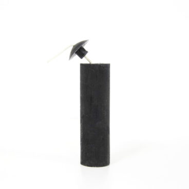 Bougie rituel wicca rites sacré Topedo cire naturelle à remplir NOIRE