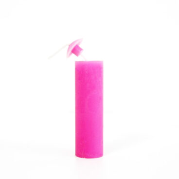 Bougie rituel wicca rites sacré Torpedo cire naturelle à remplir Rose