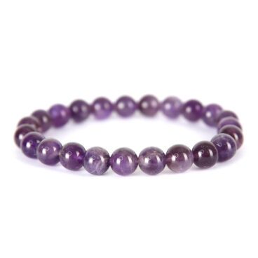 bracelet-8mm-Améthyste foncée