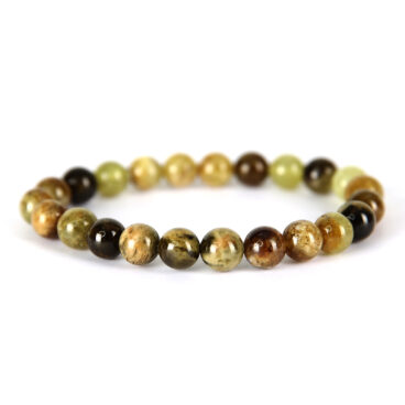 bracelet-8mm-Grenat Vert