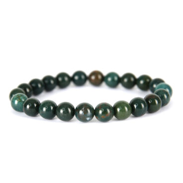 bracelet-8mm-Jaspe Sang de Dragon Héliotrope