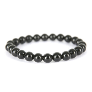 bracelet-8mm-Obsidienne noire