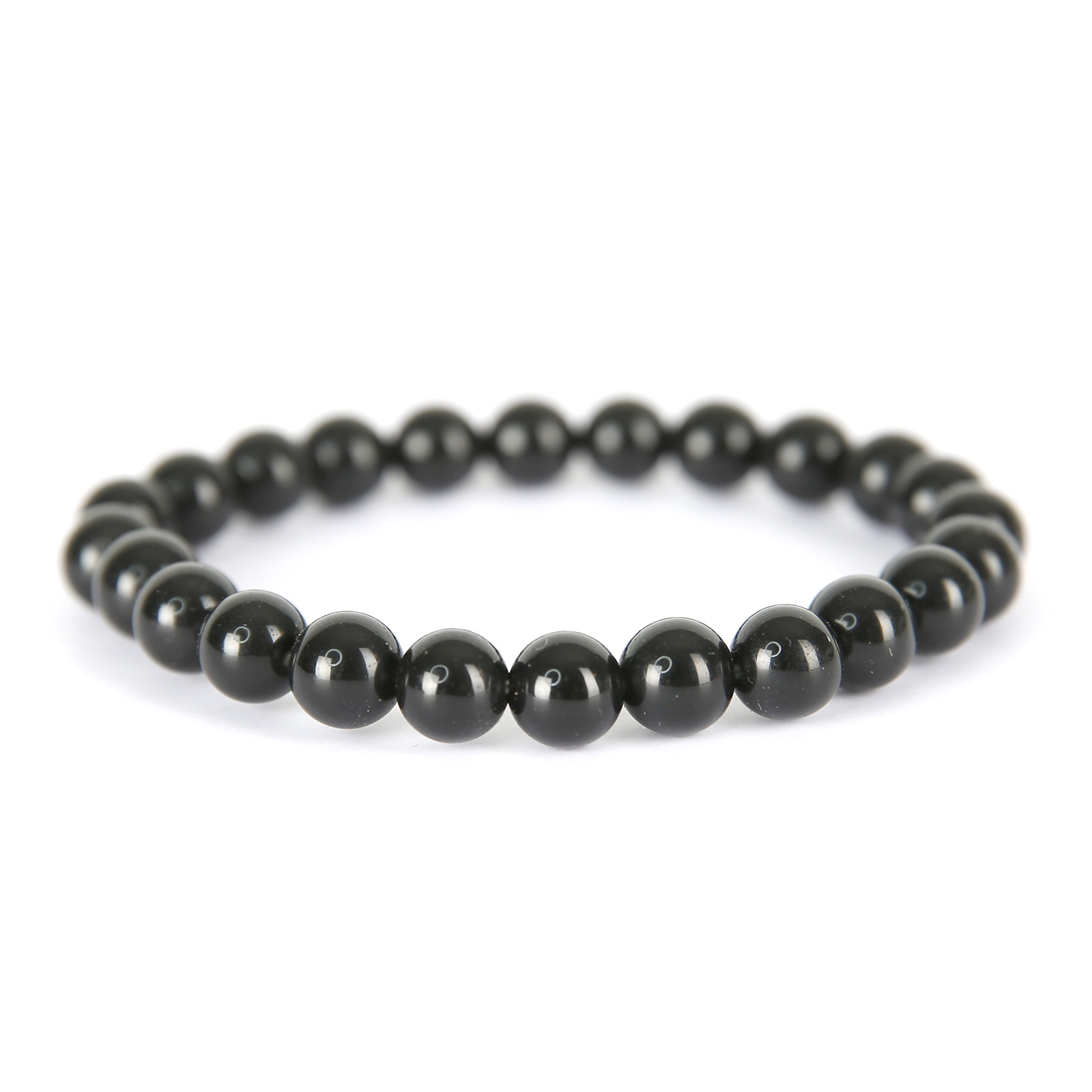 bracelet-8mm-Obsidienne noire