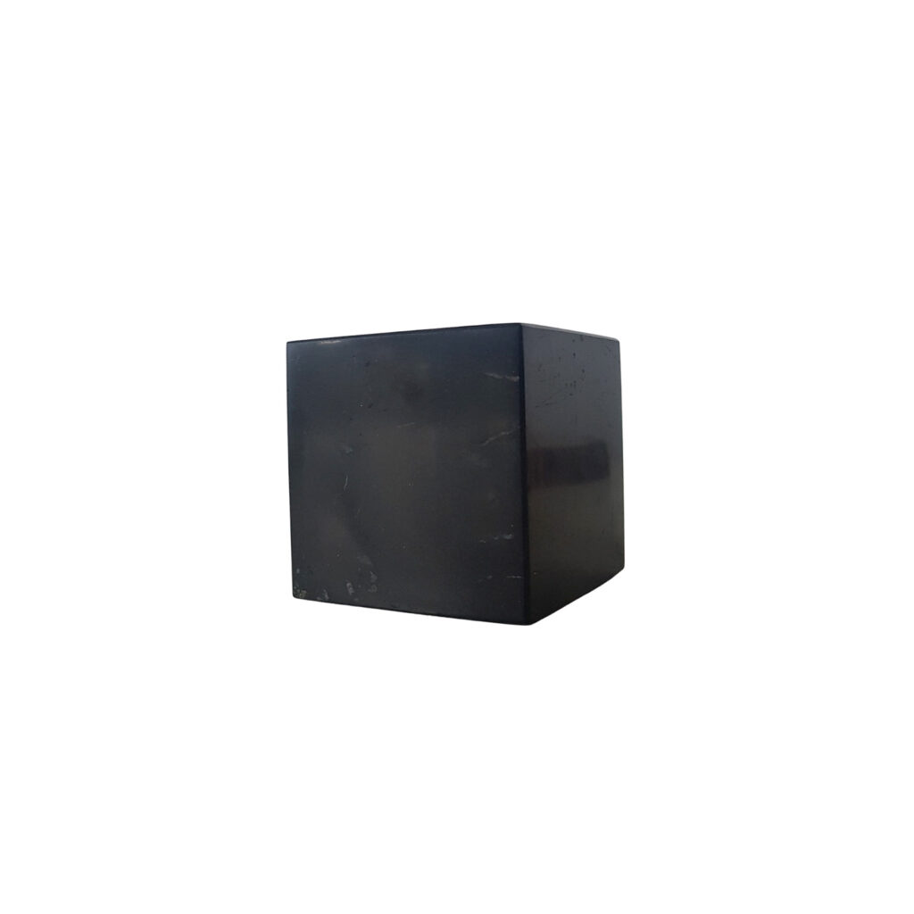 CUBE SHUNGITE 8 x 8cm
