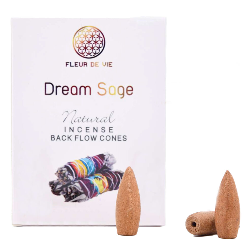 ENCENS CÔNE FLEUR DE VIE DREAM SAGE