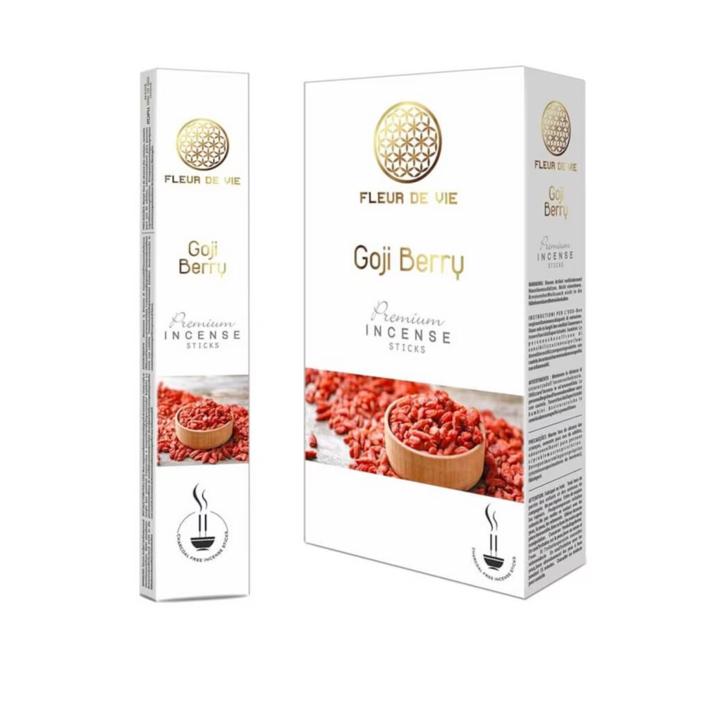encens batons- fleur de vie- goji berry- baie de goji