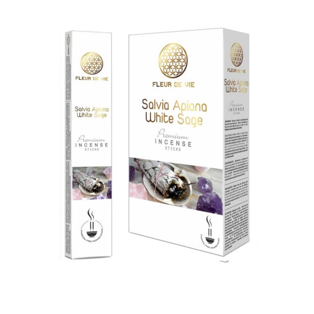 ENCENS STICK BATON FLEUR DE VIE SALVIA ALPIANA WHITE SAGE