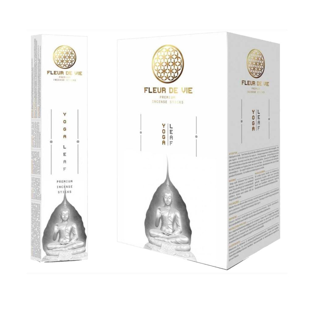 ENCENS STICK BATON FLEUR DE VIE YOGA LEAF