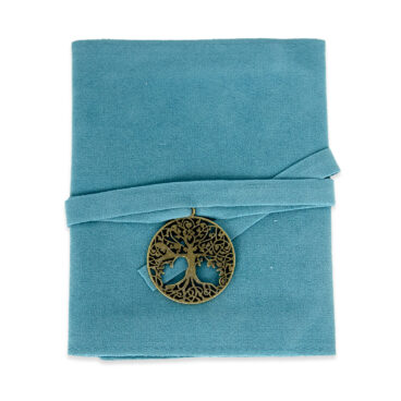ETUI TISSU POUR ORACLES TAROTS DIVINATION BLEUboite-carte17