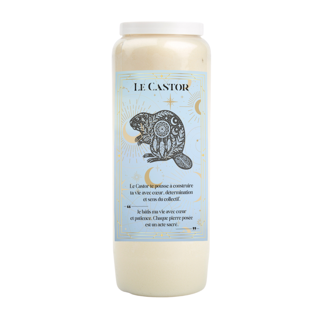 neuvaine castor construction réussite bougie neuvaine castor patience animal totem castor organisation bougie ésotérique castor projets