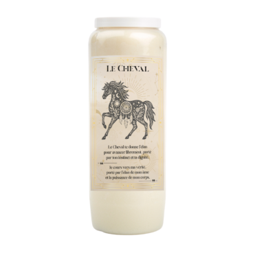 neuvaine cheval liberté instinct bougie neuvaine cheval puissance intérieure animal totem cheval énergie vitale bougie ésotérique cheval motivation