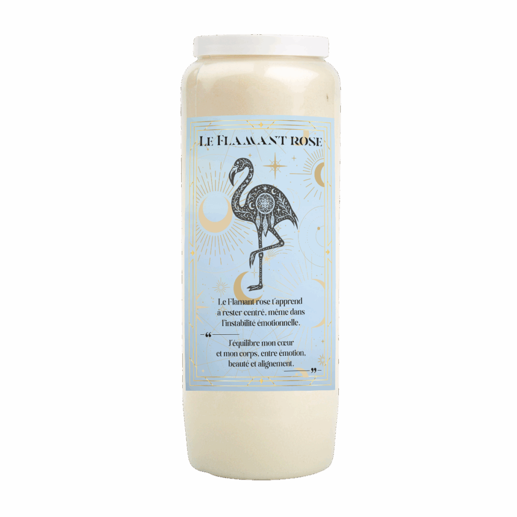 Neuvaine Animal Totem Flamant Rose équilibre harmonie