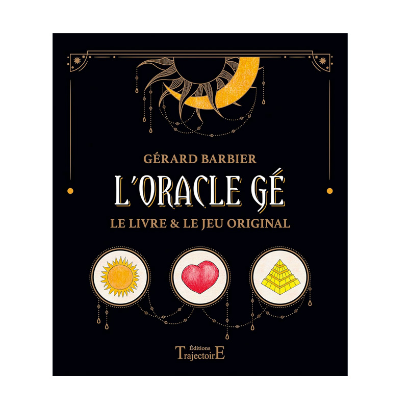 Oracle de Gé Gérard barbier coffret livre et jeu Boite devant
