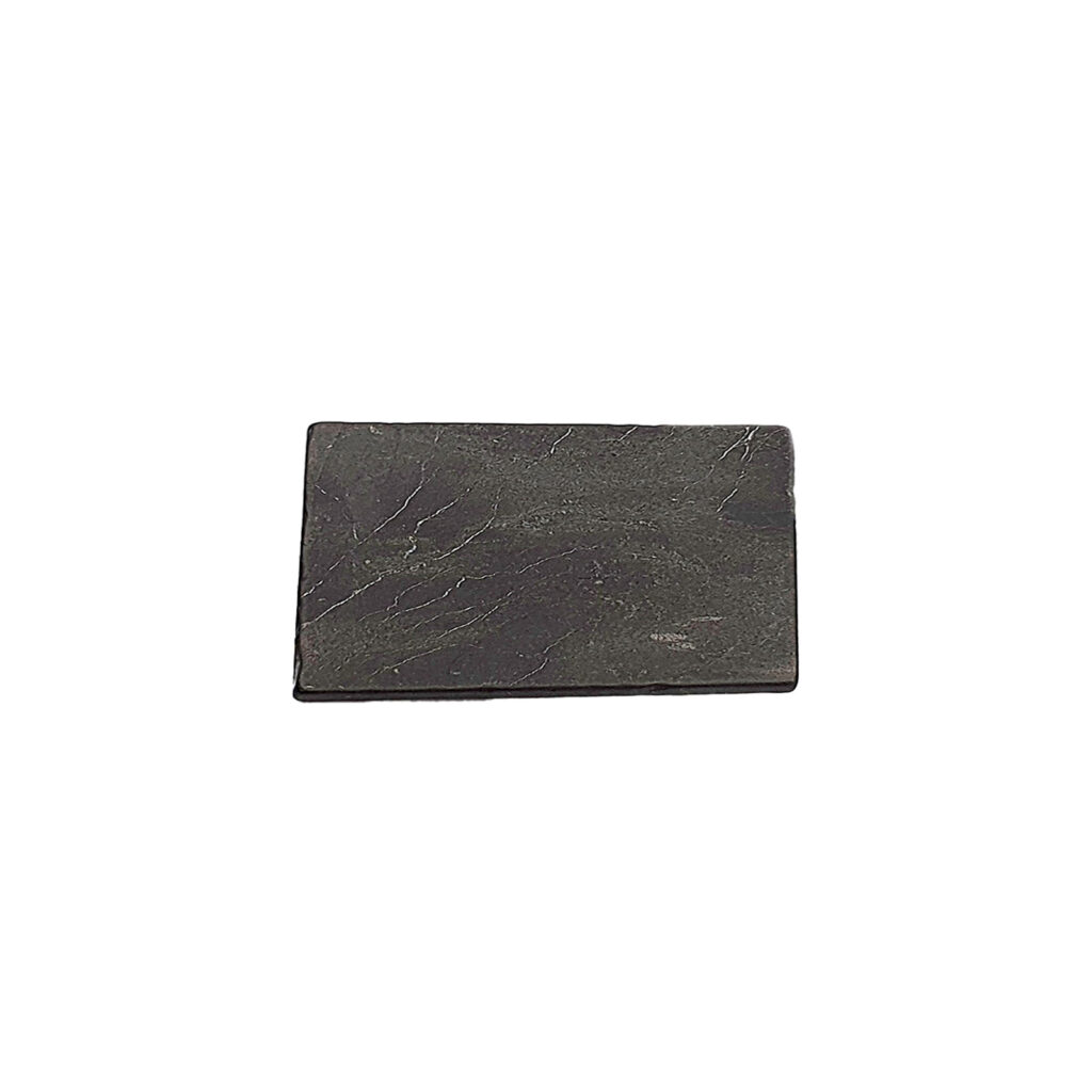 PASTILLE TABLETTE SHUNGITE RECTANGLE UNIT POUR TELEPHONE EMF