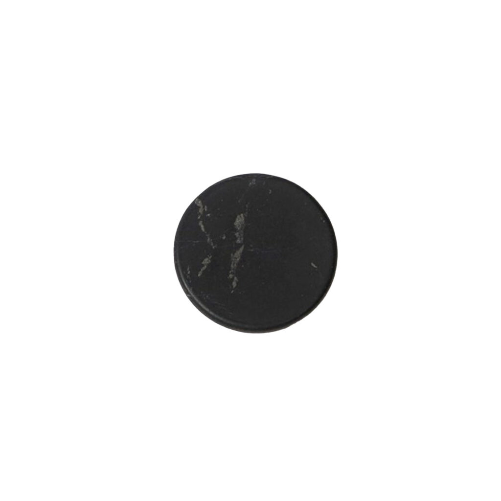 PASTILLE TABLETTE SHUNGITE RONDE UNIT POUR TELEPHONE EMF