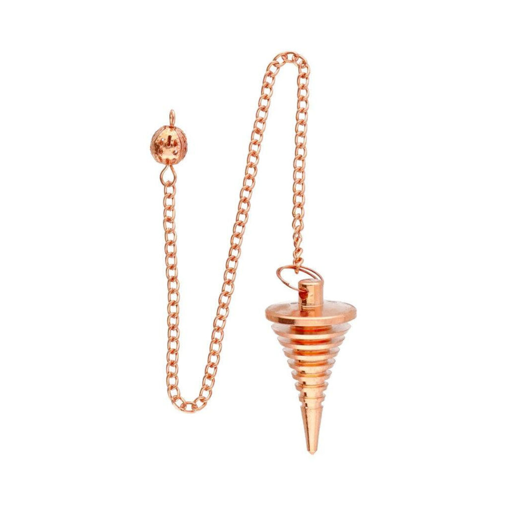 pendule ISIS conique egyptien cuivre rose.jpg