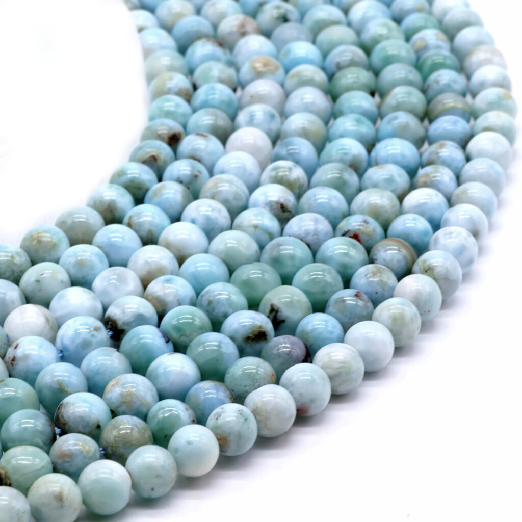 perles 4mm _ 8 mm LARIMAR