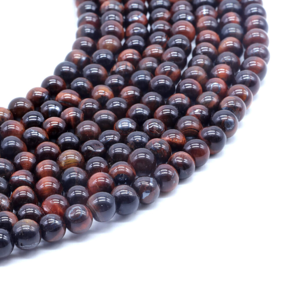 perles 4mm _ 8 mm OEIL DE TAUREAU