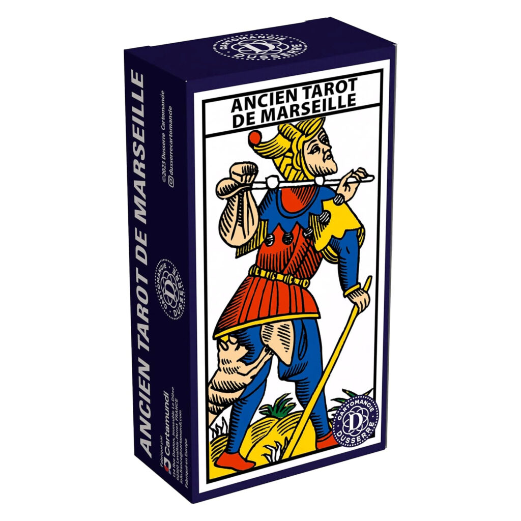 Tarot de Marseille authentique boite de biais