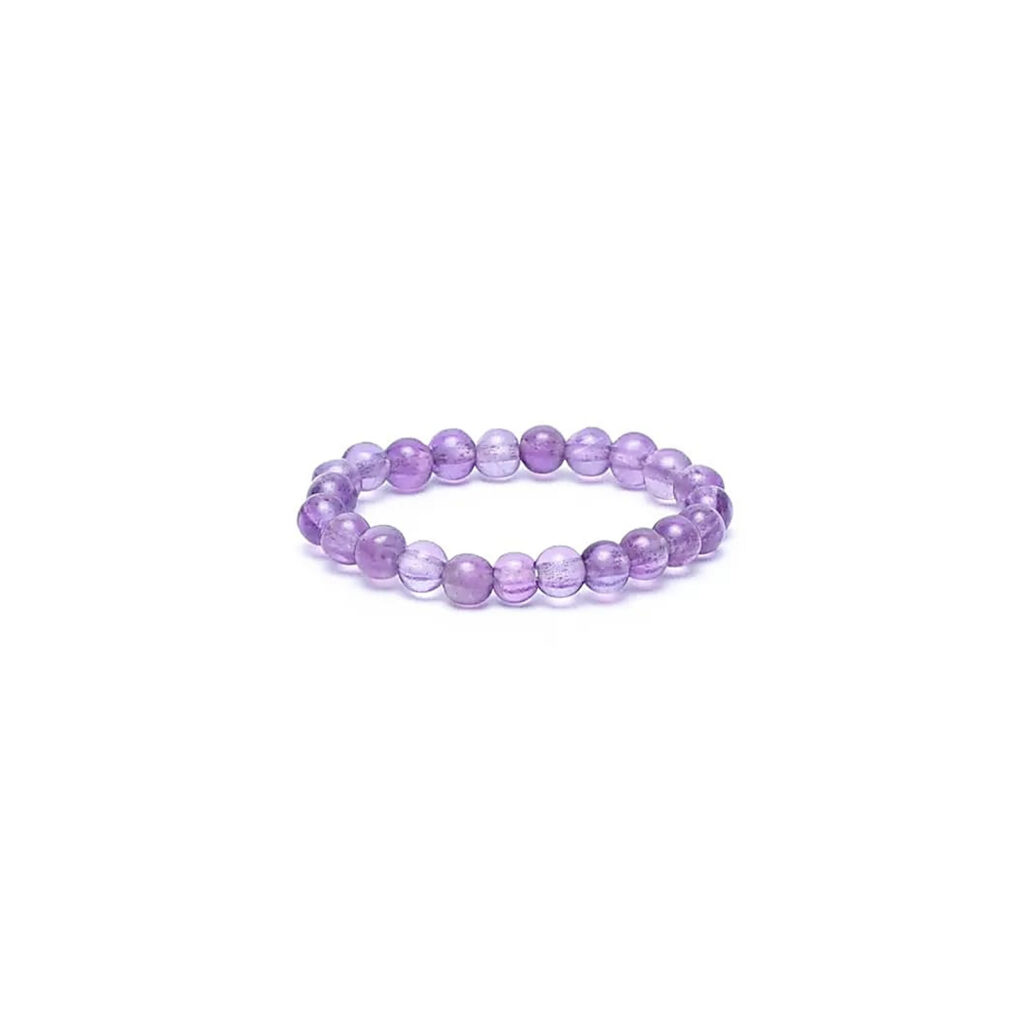 Bague élastique améthyste 3mm claires