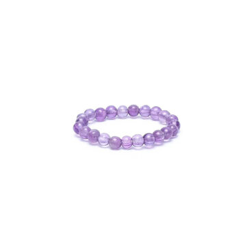 Bague élastique améthyste 3mm claires