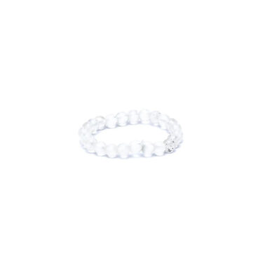Bague élastique en quartz clair -- 3 mm