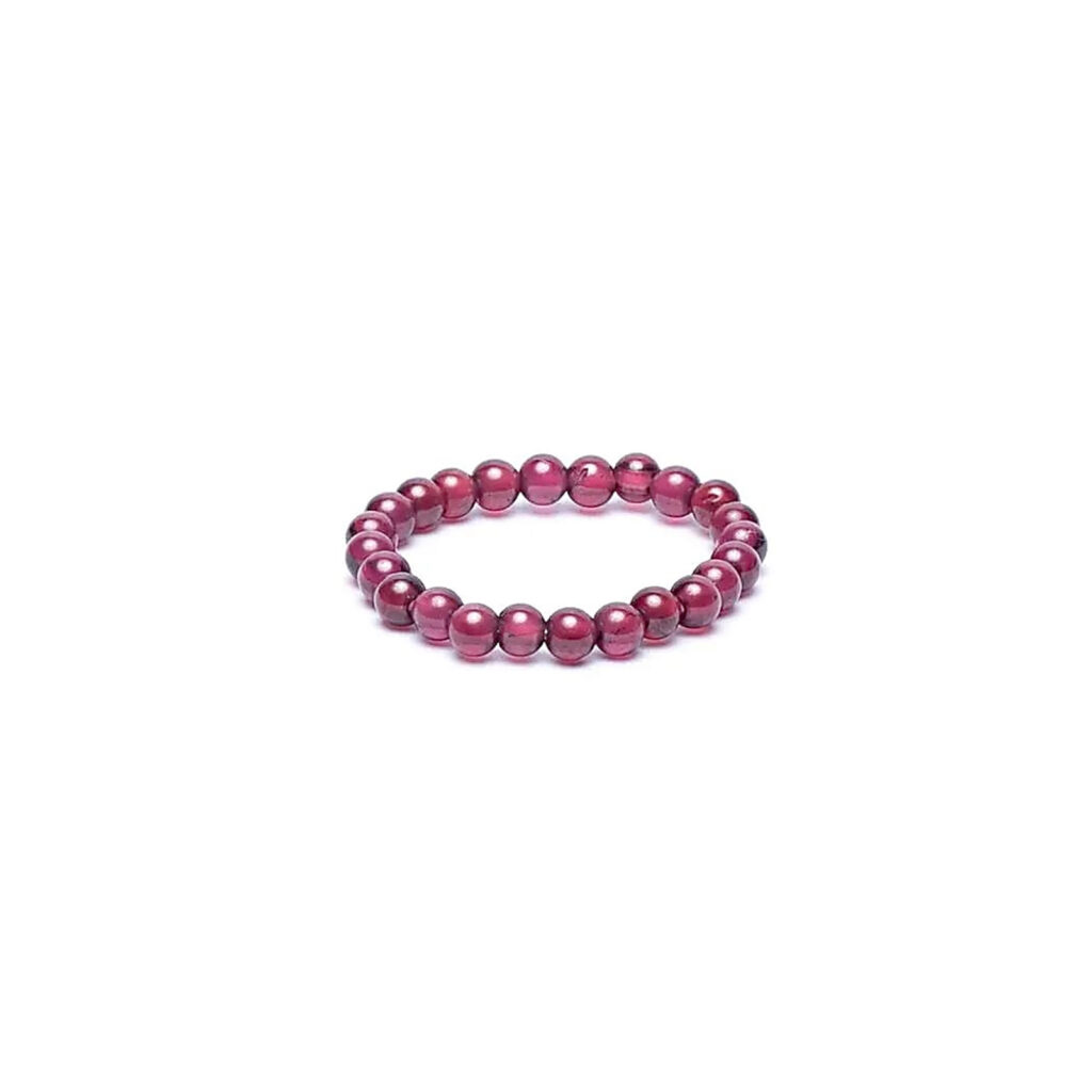 Bague élastique grenat -- 3mm