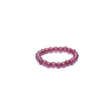 Bague élastique grenat -- 3mm