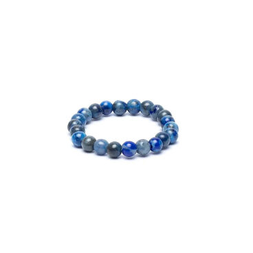 Bague élastique lapis lazuli -- 3 mm
