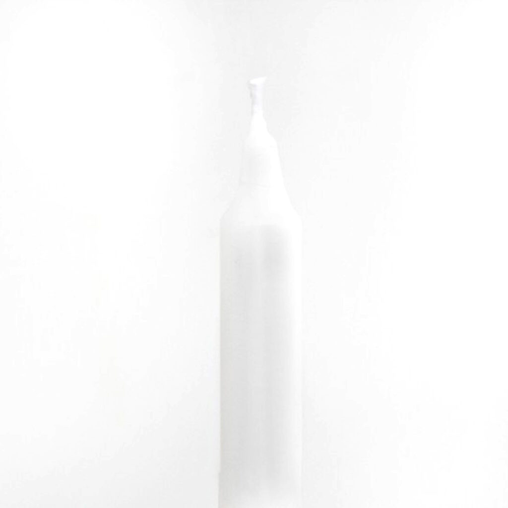 Chandelle 23 cm cire naturelle teinté dans la masse rites et rituels BLANCHE