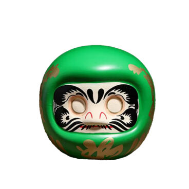 Daruma grand modele tirelire verte