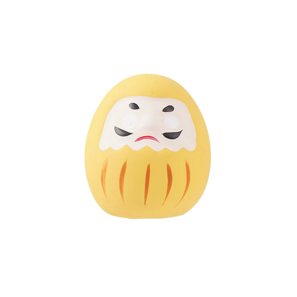 Daruma petit modèle jaune japon enfant