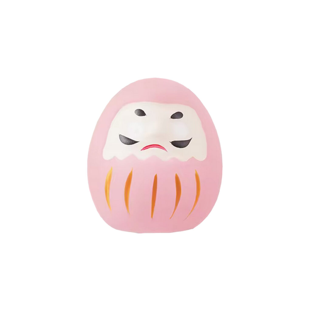 Daruma japonnais enfant petit modèle rose