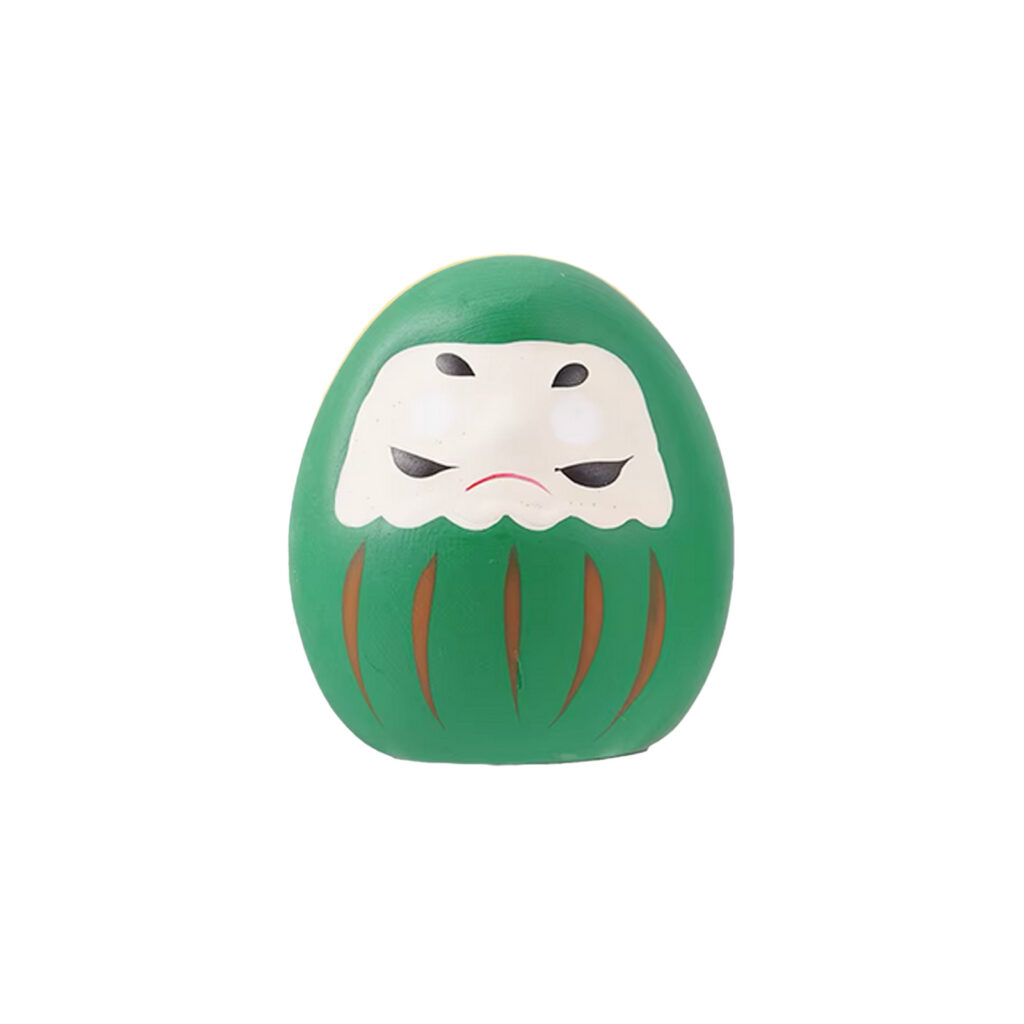 véritable Daruma petit modèle vert