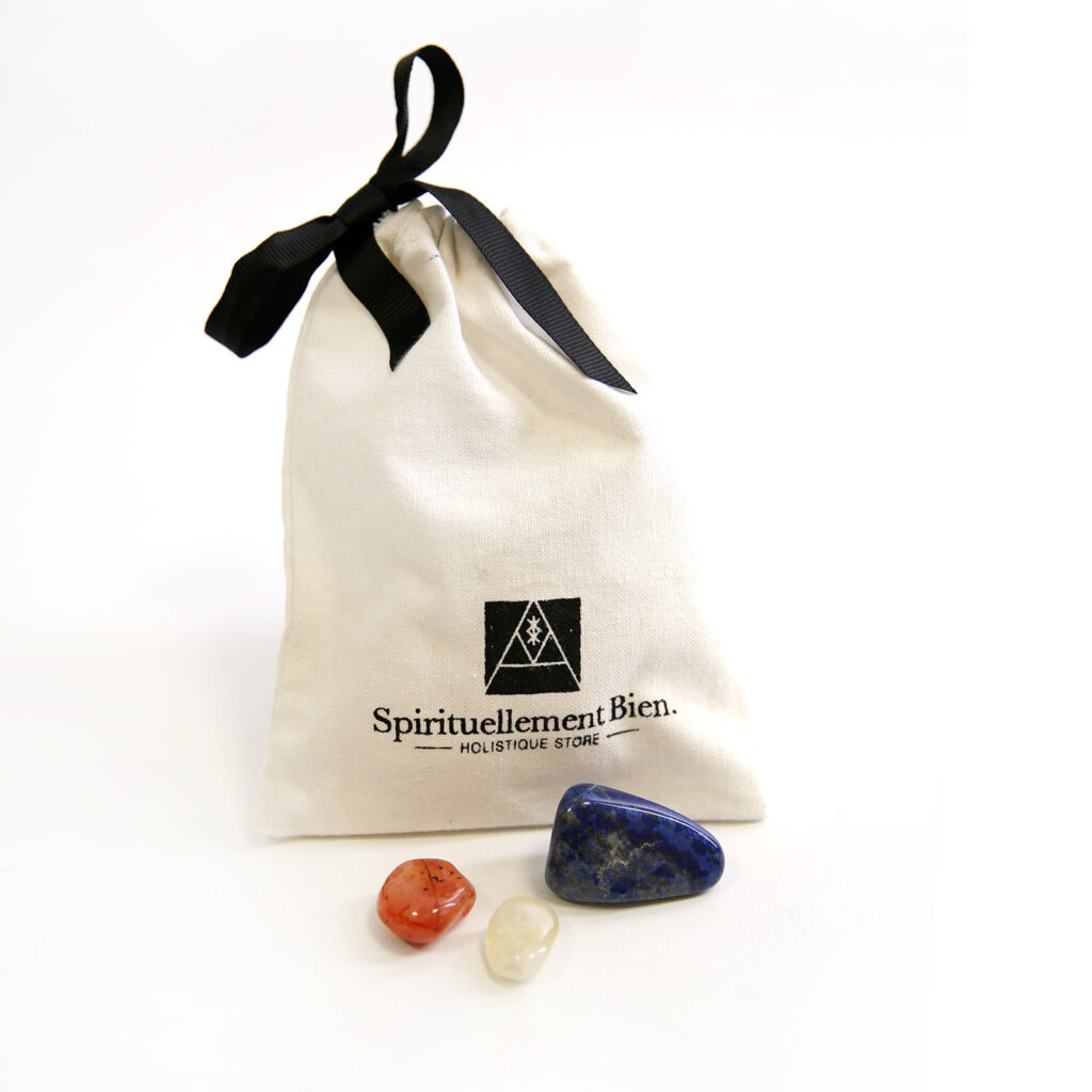 Kit créativité lithothérapie cornaline lapis lazuli citrine