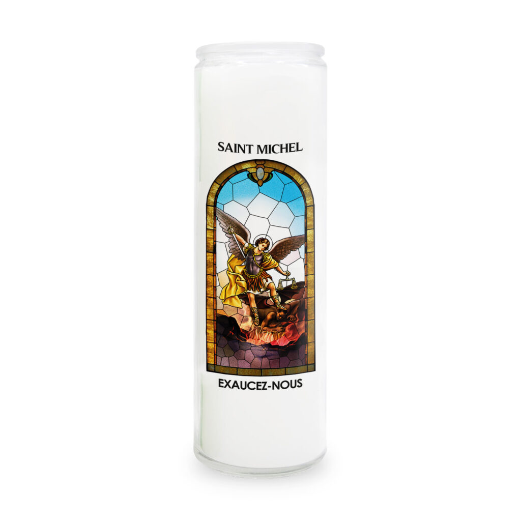Neuvaine religieuse Ange Saint Michel vitrail