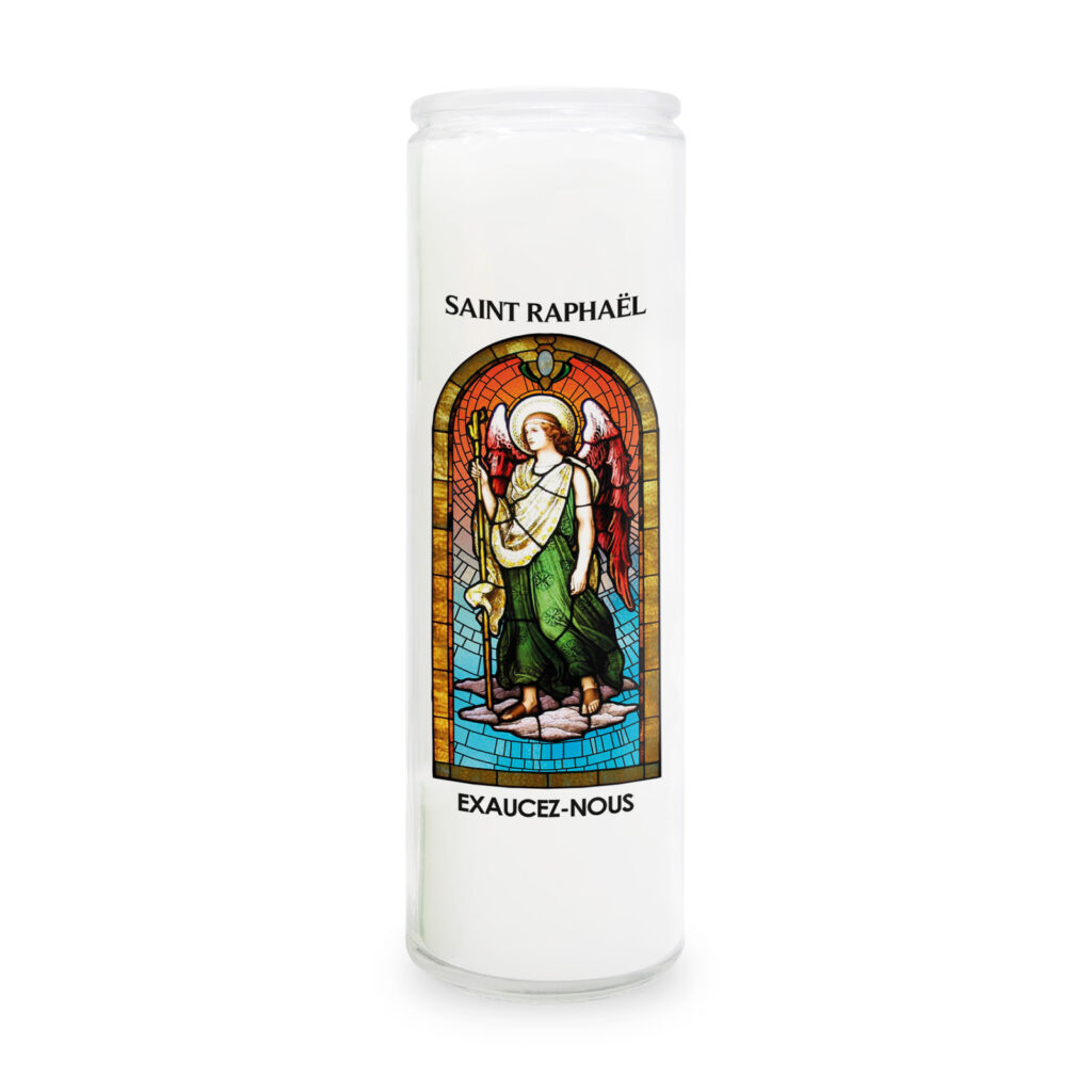 Neuvaine religieuse Ange Saint Raphaël vitraille