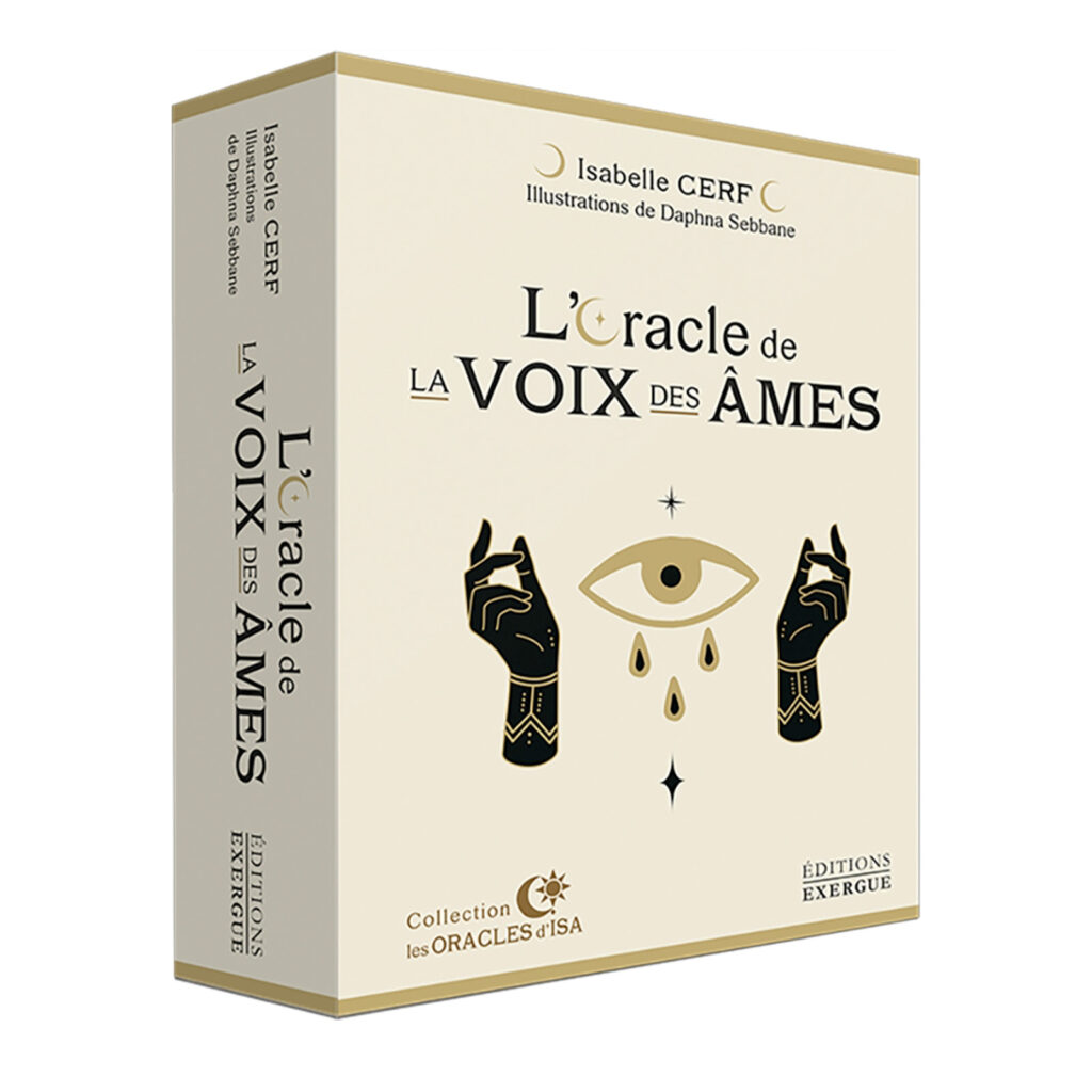 Oracle de la voix des Âmes Isabelle Cerf boite de biais