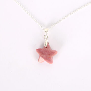 pendentif enfant etoile rhodochrosite