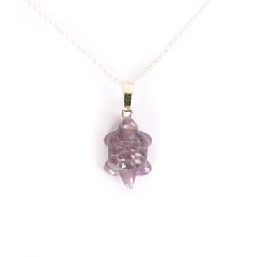 pendentif enfant tortue améthyste