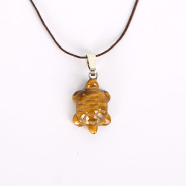 pendentif enfant tortue oeil de tigre