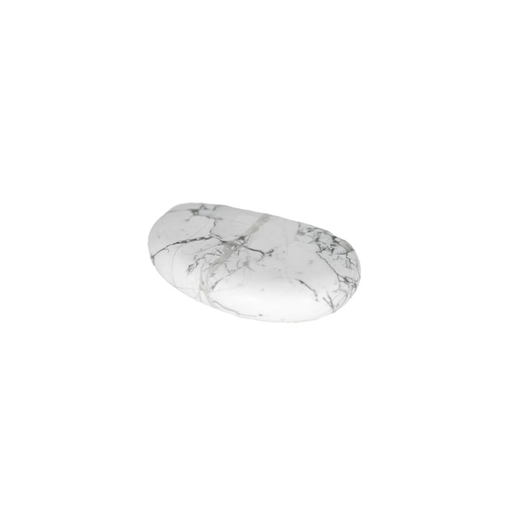 Galet pierre naturelle Howlite apaisement et équilibre