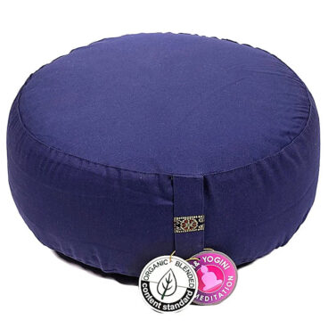 Coussin de méditation bleu